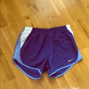 Blue Nike Dri Fit shorts